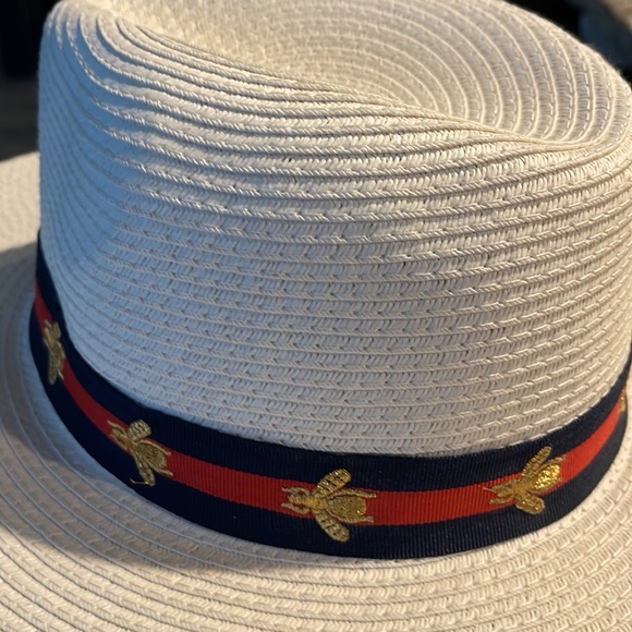 Vince Camaro straw fedora hat in great preowned condition. See pictures good - Picture 5 of 10